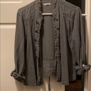 Light grey light weight jacket